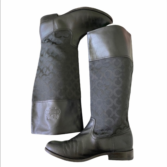 Coach Shoes - Coach Chrissi Leather Boots